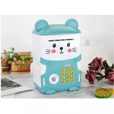 Копилка-сейф с кодовым замком и отпечатком Милый Мишка Копилка-сейф с кодовым замком и отпечатком Милый Мишка