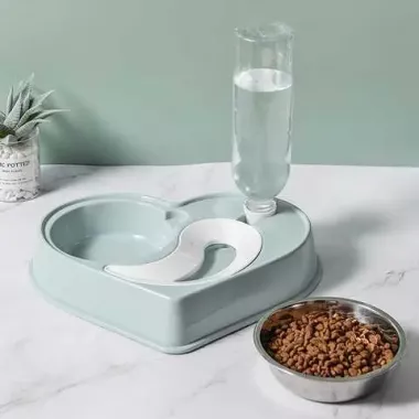 Годівниця з напувалкою для домашніх тварин DOG & Cat bowl | Посуд для собак та кішок