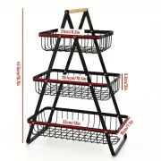 Кошик для фруктів 3 яруси,/ Фруктівниця металева