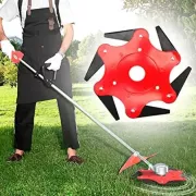 Косилный диск 6 сегментный на триммер для кустов, Нож для бензокосы