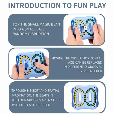 Кубик для зняття стресу дитячий обертовий Топ куля