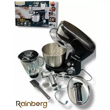 Кухонний комбайн 3 в 1 Rainberg RB-8088 B 2200 Вт