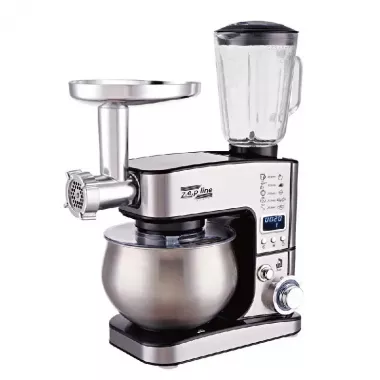 Черный Кухонный комбайн Zepline 4200 Вт 7в1 на 6 литров ZP-135 с дисплеем