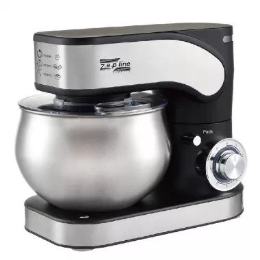Кухонный тестомес миксер 4в1 3500 Вт на 6 литров Zepline из нержавеющей стали ZP-136 Кухонный тестомес миксер 4в1 3500 Вт на 6 литров Zepline из нержавеющей стали ZP-136