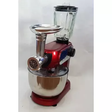 Кухонний комбайн 3 в 1 Rainberg RB-8080 Тістоміс / Мясорубка / Блендер / Планетарний міксер 4200В Кухонний комбайн 3 в 1 Rainberg RB-8080 Тістоміс / Мясорубка / Блендер / Планетарний міксер 4200В