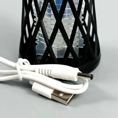 Лампа-ловушка от насекомых TX-WD02 Mini 2в1 800mAh (светильник, УФ-лампа) с встроенным аккумулятором 14cm
