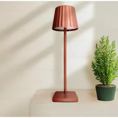 Лампа настольная аккумуляторная Cozy в скандинавском стиле 5 Вт 5200mA 2404 Розовая