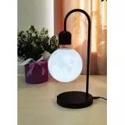 Лампа - ночник настольная левитирующая с магнитной зарядкой Луна, беспроводная зарядка