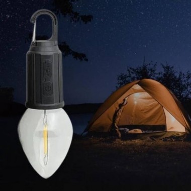 Лампочка с аккумулятором + карабин, от USB, BL HK-169B / Подвесная LED лампочка / Фонарь для кемпинга Лампочка с аккумулятором + карабин, от USB, BL HK-169B / Подвесная LED лампочка / Фонарь для кемпинга