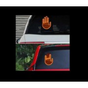 LED долоня на заднее стекло автомобиля Светодиодная рука от батареек