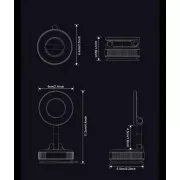Магнитный автомобильный держатель для телефона 360°