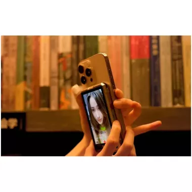 Магнитный экран/монитор для смартфонов с динамиками на заднюю панель телефона для селфи и блога Fotorgear X40 Магнитный экран/монитор для смартфонов с динамиками на заднюю панель телефона для селфи и блога Fotorgear X40