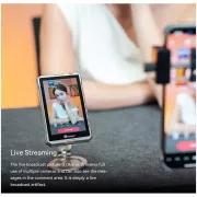 Магнитный экран/монитор для смартфонов с динамиками на заднюю панель телефона для селфи и блога Fotorgear X40