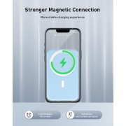 Магнитный павербанк 10000mAh MagSafe / Power Bank lightning / Повербанк магнитный беспроводной 22,5W