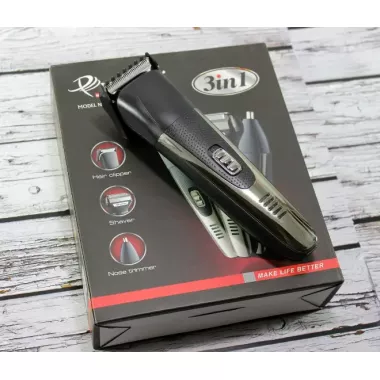 Машинка для стрижки триммер бритва Gemei GM-598 3 в 1 Машинка для стрижки триммер бритва Gemei GM-598 3 в 1