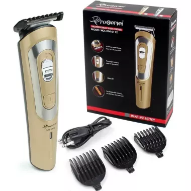 Машинка аккумуляторная для стрижки Gemei GM-6112 с насадками 6,9,12 мм 50Вт