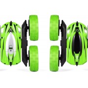 Машинка перевертыш вездеход трюковая на радиоуправлении Ydjia Stunt Car D828 Green