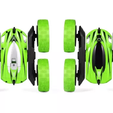 Машинка перевертыш вездеход трюковая на радиоуправлении Ydjia Stunt Car D828 Green