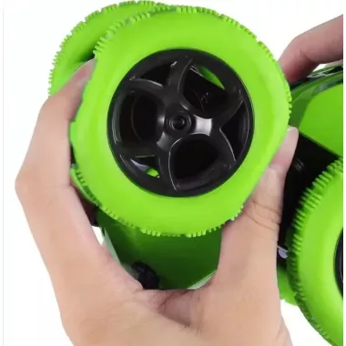 Машинка перевертыш вездеход трюковая на радиоуправлении Ydjia Stunt Car D828 Green