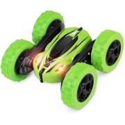 Машинка перевертыш вездеход трюковая на радиоуправлении Ydjia Stunt Car D828 Green
