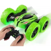 Машинка перевертыш вездеход трюковая на радиоуправлении Ydjia Stunt Car D828 Green