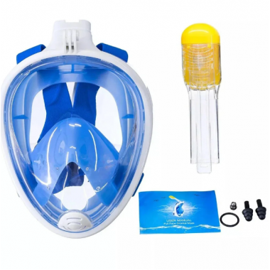 Маска на все обличчя Tribord Easybreath для снорклінгу, підводного плавання, дайвінгу