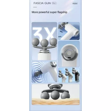 Массажер Fascial Gun, Портативный массажный пистолет LM-130