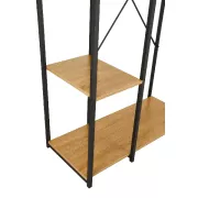 Металева відкрита шафа для спальні, передпокою, ванної / Відкрита вбиральня з полицями 167х90х40см