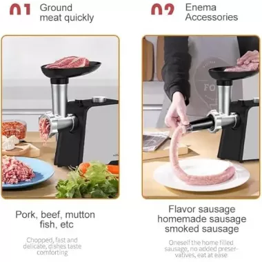 Мясорубка Sokany SK-087 1700 Вт из нержавеющей стали