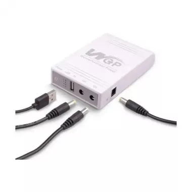 Джерело безперебійного живлення для роутера 10400Mah, USB виходи, DC 5V, 9V, 12V. ДБЖ для Роутерів