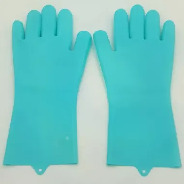 Многофункциональные силиконовые перчатки для мытья и чистки посуды