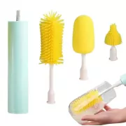Многофункциональная электрическая щетка для мытья посуды с разными насадками BRUSH AND412
