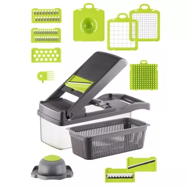 Многофункциональная овощерезка Safe slice mandoline 16 в 1 Многофункциональная овощерезка Safe slice mandoline 16 в 1