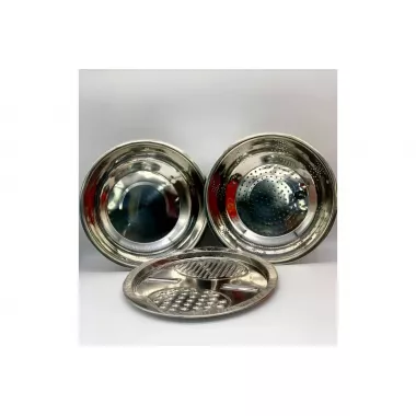 Багатофункціональний кухонний набір з нержавіючої сталі 3 в 1 Metal Basket Cutter Багатофункціональний кухонний набір з нержавіючої сталі 3 в 1 Metal Basket Cutter