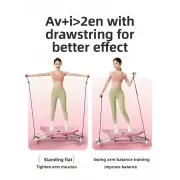 Многофункциональный складной балансировочный тренажер с цифровым дисплеем + Эспандеры TR-21