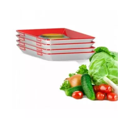 Багаторазовий вакуумний лоток для зберігання харчових продуктів Clever Tray Багаторазовий вакуумний лоток для зберігання харчових продуктів Clever Tray