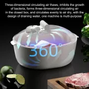 Модернизированная машина для размораживания замороженных продуктов машина для размораживания лотков 360 ° устройство для размораживания