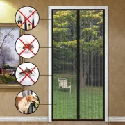 Москитная сетка на магнитах Magic Mesh, Антимоскитная штора на дверь, Сетка против москитов 210х100 см