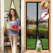 Москитная сетка на магнитах Magic Mesh, Антимоскитная штора на дверь, Сетка против москитов 210х100 см