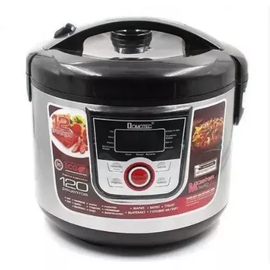 Мультиварка с антипригарной чашей Domotec MS-7726 5 л, 12 режимов Мультиварка с антипригарной чашей Domotec MS-7726 5 л, 12 режимов