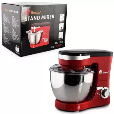 Миксер Domotec MS-1368 / скоростей 6 / чаша 4л / 1500W Миксер Domotec MS-1368 / скоростей 6 / чаша 4л / 1500W