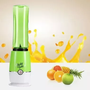 Мини-блендер для коктейлей и смузы Shaken Take Шейкер-блендер с бутылкой для взбивания коктейлей Мини-блендер для коктейлей и смузы Shaken Take Шейкер-блендер с бутылкой для взбивания коктейлей