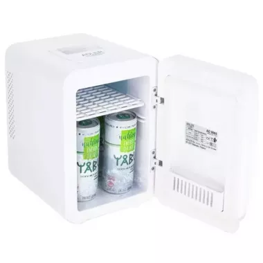 Мини холодильник с зеркалом от прикуривателя на 4л