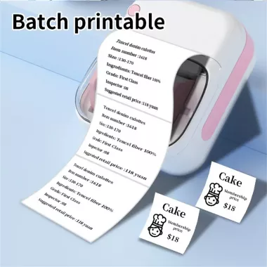 Мини-принтер для этикеток без чернил, портативная термопечатающая машина B-3 Мини-принтер для этикеток без чернил, портативная термопечатающая машина B-3