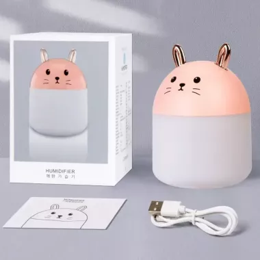 Мини-увлажнитель воздуха Air Purifier ночник 2 в 1 котик