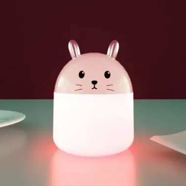 Мини-увлажнитель воздуха Air Purifier ночник 2 в 1 котик