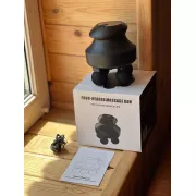 Минимассажер для глубоких тканей / Электрический ручной массажер с 4 головками для мышц спины, шеи, головы