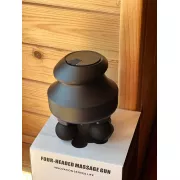 Минимассажер для глубоких тканей / Электрический ручной массажер с 4 головками для мышц спины, шеи, головы