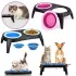 Миска Pet Bowl Set двойная на сложной подставке для собак и кошек