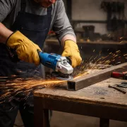 Набор аккумуляторных инструментов шуруповерт + болгарка 48V (2 акб) Синий